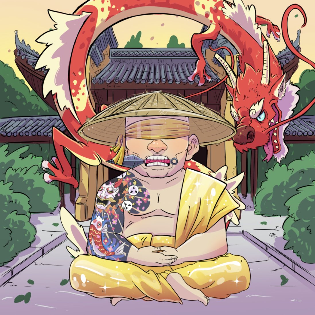 Theminerkid99's tweet image. My favorite monk is definitevely this one. I love the artstyle, background and cool dragon. It looks LEGENDARY 🔥🔥

@_brianpearl 
@PeakeCrypto 
@taukirrahman3