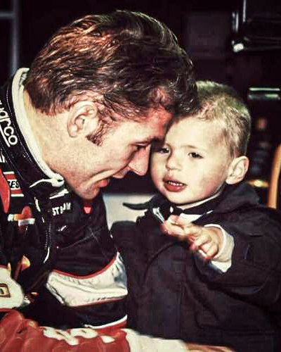 Max and his father Jos share a moment after winning the World Championship.

They've been on quite a journey together 🧡