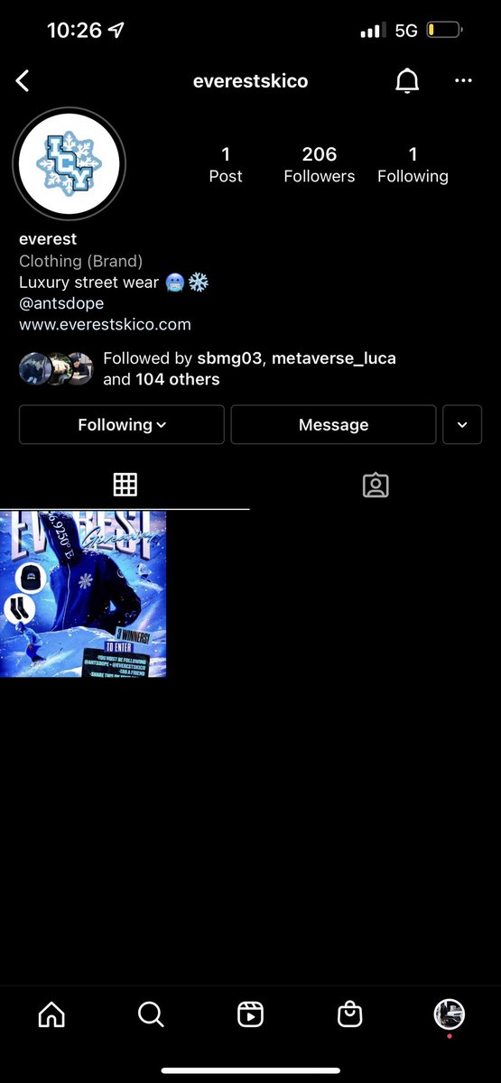 antsdope's tweet photo. We doing a giveaway w 3 winners on ig !! Go follow @ everestskico on IG for more details 🥶❄️💙 https://t.co/alshsZHLhw