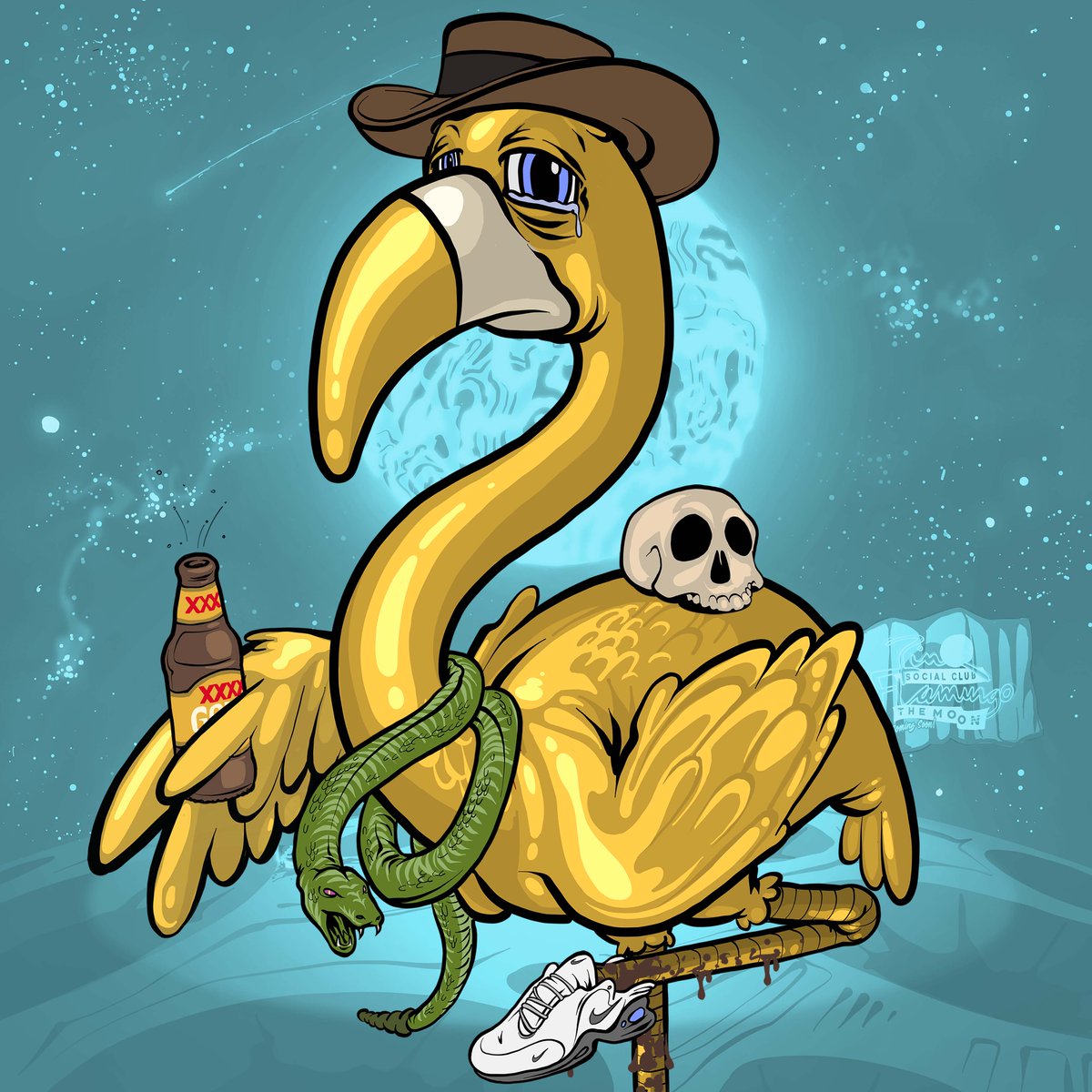 AvaxApesNFT's tweet photo. On the 3rd day of Christmas the #Avax family, gave 3 Mingo to help understand the Aussie Lingo!

FYI Less than 100 Mingo's to be minted!

Conditions :
1. Own a @AvaxApesNFT
2. Follow @FTMFlamingo
3. RT + Comment #AvaxNftRush 

#NFTGiveaway #AvaxNftRush #12DaysOfChristmas https://t.co/vAK9eUn2gq