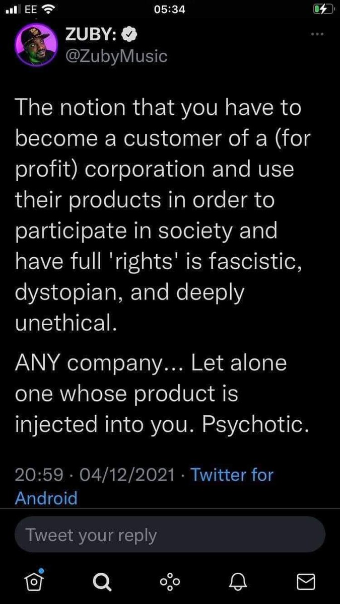 Dr_Voll's tweet image. Completely psychotic...and the MSM and social media companies that censor us, those of us with sense, equally so. #zuby #msm #ScumMedia