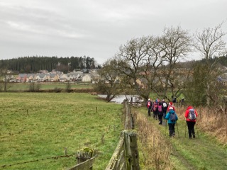 Always a favourite: the #MincePieWalk!! With 22 walkers on lovely interesting walk round #Ancrum. Any pies left??
The #walkleader was Sally our chairperson and Lorna was back marker. pics: Frank
@ramblersscot @RamblersGB @WalkMagazine @VisitScotNews #ScottishBorders