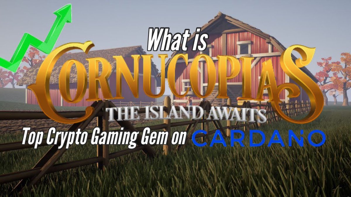 Not only smart contracts on #Cardano . Just launch! <a href="/CornucopiasGame/">CornucopiasGame</a> token is listed and read to go. Incredible project on Cardano!