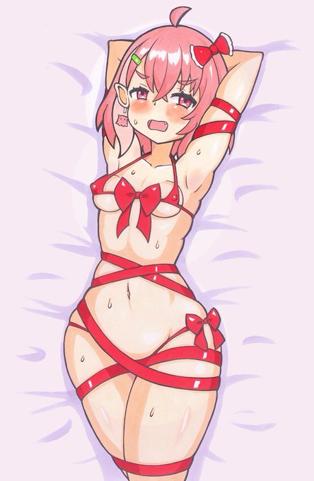 sskskさんのややエッチ絵です、クリスマスっぽい絵とは一体・・・ 