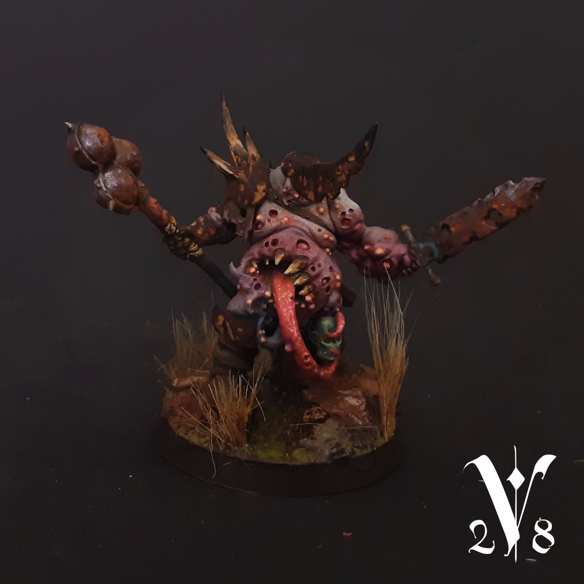 virulent28's tweet photo. Rolling into that new book with that classic bitter taste.

#maggotkin #nurgle #WarhammerCommunity https://t.co/DpnG8kP13g
