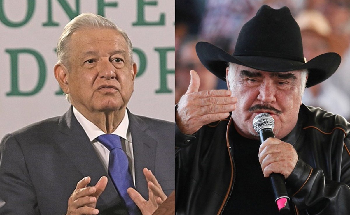 Univ_espect's tweet photo. AMLO expresa su pésame por muerte de Vicente Fernández https://t.co/0czUb5qxjX https://t.co/cJmAMsf8hk