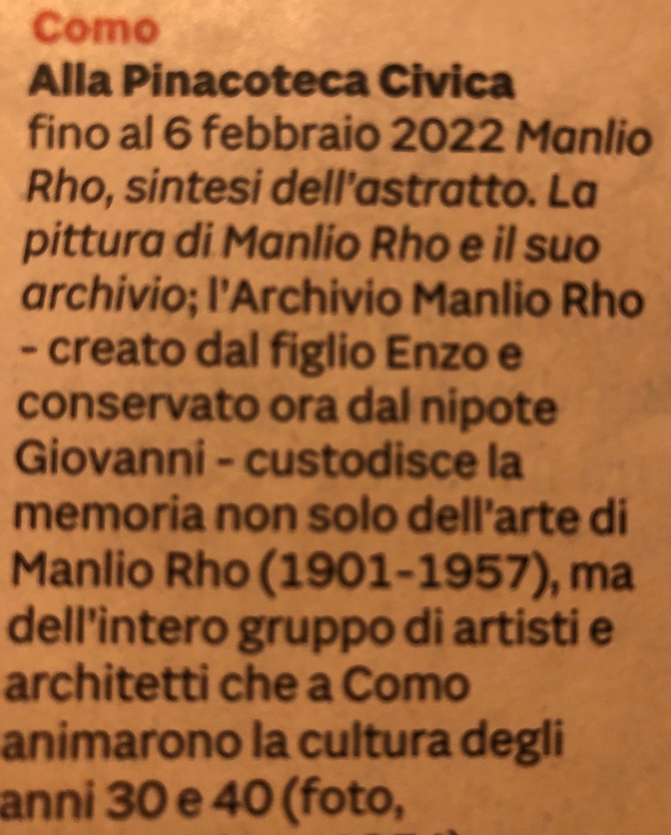 ILSUGODITUTTA's tweet photo. @claudioborghi @ComoZero Nel frattempo anche la Pinacoteca Civica propone qualcosa d’interessante: https://t.co/O9eyeTV6B1
