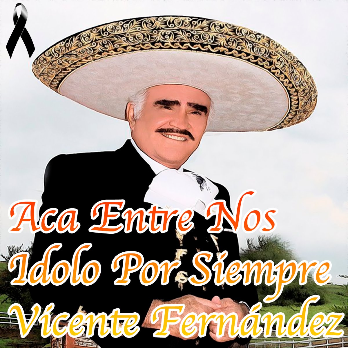 Best Music Distribution, Lamenta el Fallecimiento de don Vicente Fernández, Ídolo Mexicano, Feliz Viaje Maestro.