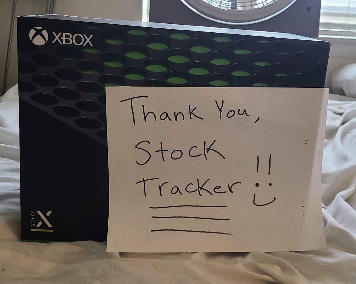 EthicalRobbi372's tweet photo. The Xbox Series X has arrived!!! Thank you @PS5restocks_etc for making it a possibility!!! LETSGOOOOOO !!!!! πͺ #STOCKTRACKER https://t.co/YwdMhxEaVS
