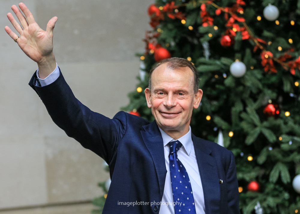 And last, but not least, Mr. #AndrewMarr, who gave us a friendly wave and went his way. Sadly, I could not interest him in becoming a judge on my 'best political hair' competition, apparently his fees are too high for my budget. Oh well. Pleasant morning.