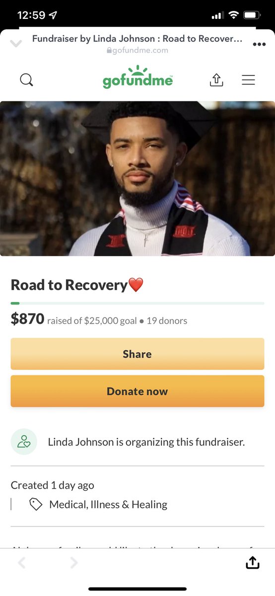 BPG_Prodigies's tweet photo. Road to Recovery ❤️

All prayers and donations are appreciated as our OG gets back on his feet, we love you 🤞🏽 https://t.co/s8wy0XllsP