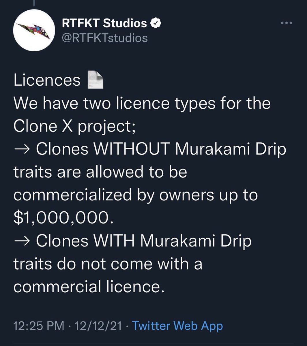 The art is super cool but this ain’t it fam. Commercial licence or GTfO. No need for an NFT Avatar when someone else ultimately owns it. Just put it on Steam.