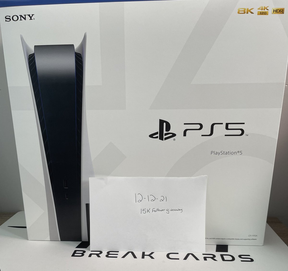 FastBreakCards's tweet photo. 🔥 FBC 15k Appreciation Freebie🔥

Cost: FREE - Free S&amp;H.

Brand New &amp; Factory Sealed PS5 Disc

When does it end? January 12th - 3-PM (ish) Eastern

How do I enter? Follow, Like, Retweet this post.

Can I win more than once? Yes https://t.co/F4vZS0aMbR