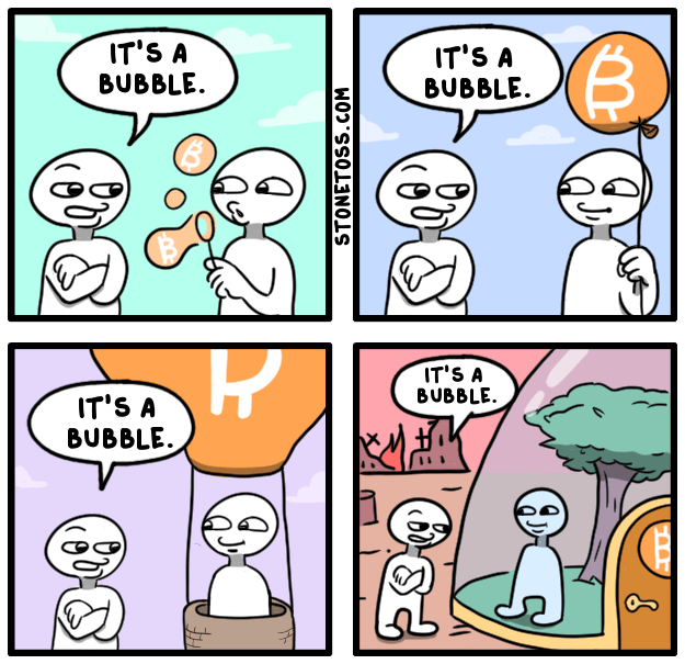The #bitcoin bubble