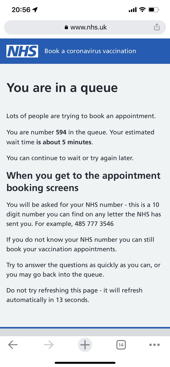 caffscho's tweet photo. I have been #594 in the queue for the last hour. What is happening @NHSuk? Just an honest queuing system would be nice or the option to leave an email/mobile? https://t.co/fuLtTiS5ez