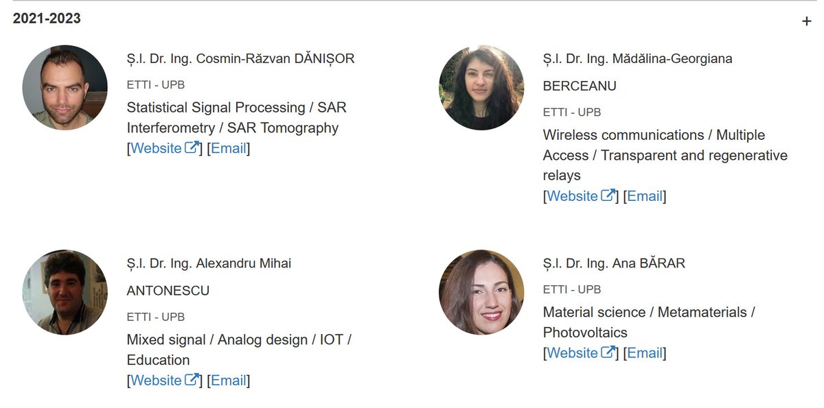 SDETTI_UPB's tweet image. #SDETTI_UPB A warm welcome to our new postdocs #StatisticalSignalProcessing #SARInterferometry #WirelessCommunications #MultipleAccess #TransparentAndRegenerativeRelays #AnalogDesign #IoT #MaterialScience #Metamaterials #Photovoltaics get in touch lnkd.in/eGA_XZgF @upb1818