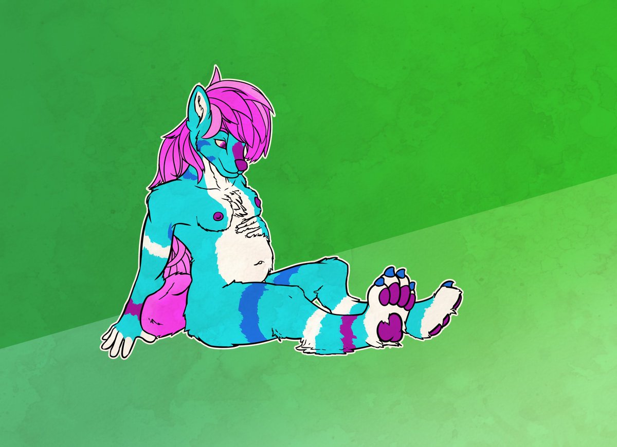 LewdPangolin's tweet photo. Preggy wolfy (commission for @LovienCheri) https://t.co/bLaM3MtFwf