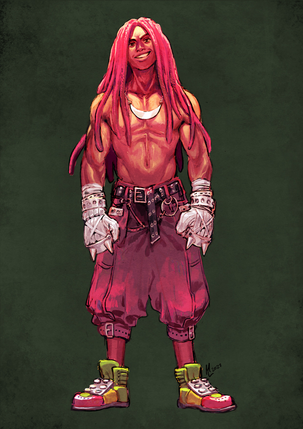 maariamph's tweet photo. Red punchy v2 https://t.co/s30IblhxDO