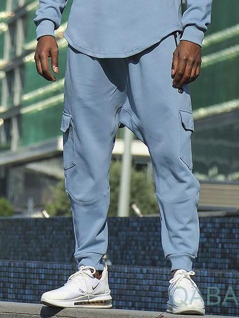 MOOMENN on X: QL SN Loose Fit Jogger Cargo Pants in Light Blue #harem #t  £33.80 ➤   / X