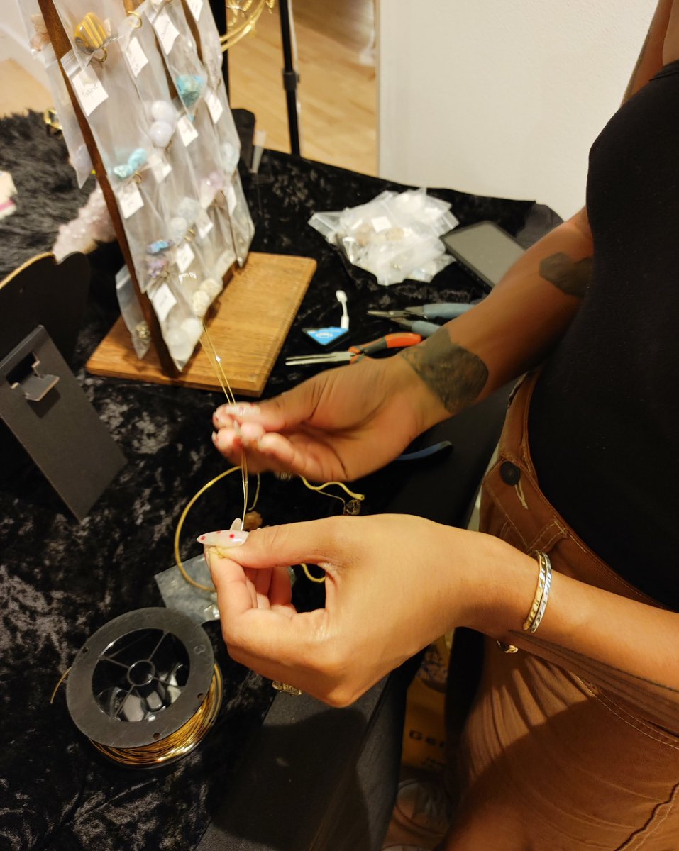 ABAjewels's tweet photo. ๐ I got to make some on-the-spot jewels this weekend!
๐ธ Taken at the first ever Pine & Palm Market at the Coral Springs Museum of Art
๐ฅHereโs to more time spent in museums and art spaces in 2022!
#ABAjewels #CSMOA #CoralSpringsMuseumofArt https://t.co/AthICx3PHd
