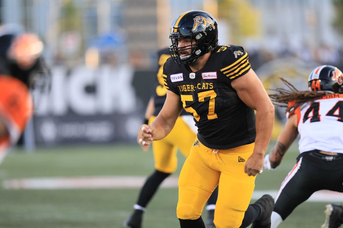 gvsufootball's tweet photo. Good luck to one of our own, Brandon Revenberg, in today's 2021 Grey Cup Championship as the @Ticats host @Wpg_BlueBombers. Kickoff for the 108th Grey Cup is 6 p.m. on ESPN2. #AnchorUp https://t.co/UqZCGzl1JC
