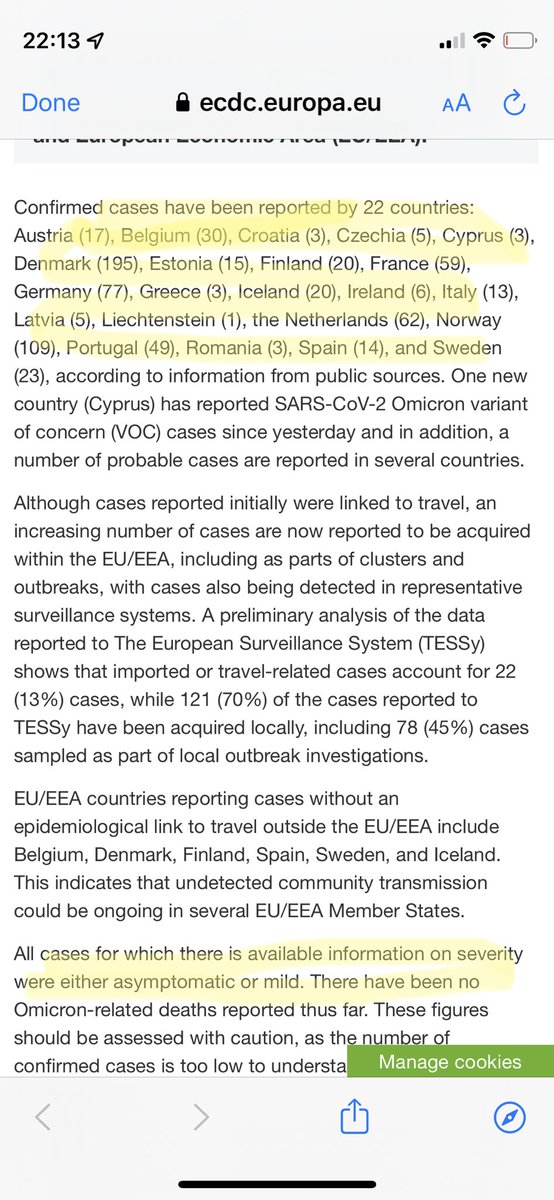 All cases reported across 22 countries were asymptomatic or mild?