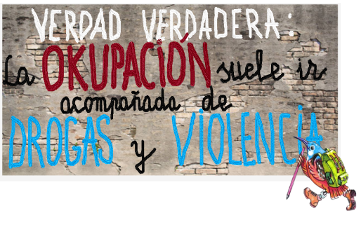 Jomaca18's tweet photo. Ante una okupación todos piensan en los propietarios, pero hay muchos + damnificados: los vecinos. Conexiones ilegales y peligrosas, violencia, amenazas, destrozos, suciedad, drogas, alborotos, ruidos. La convivencia se vuelve desagradable, insalubre y peligrosa #leyantiocupas https://t.co/y6GJiO04EP