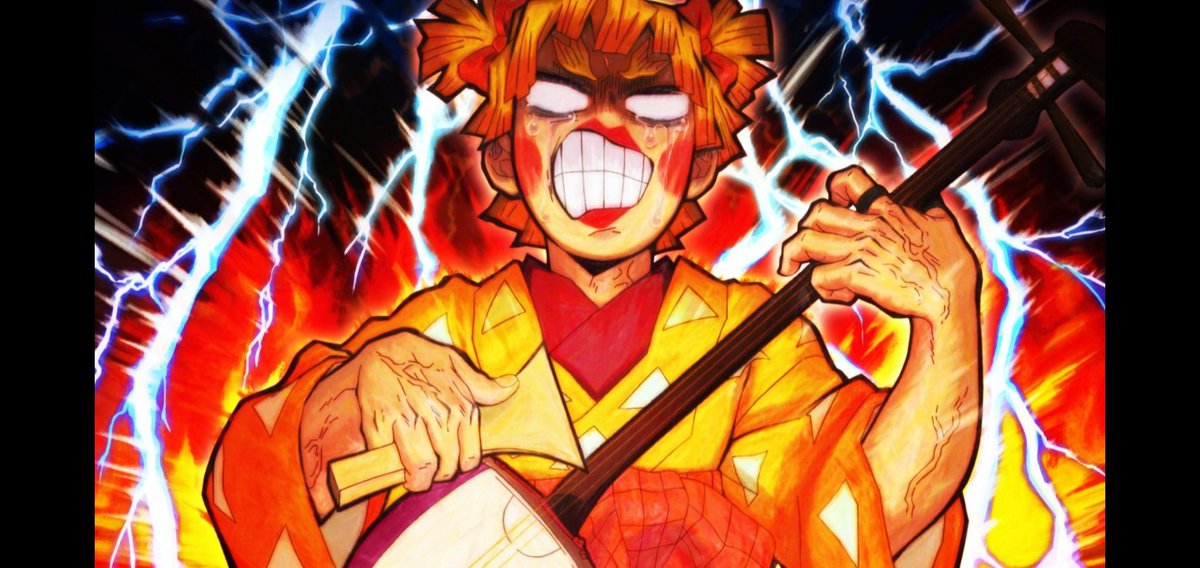 鬼滅の刃遊郭編エンディング 朝が来る で黎明の空に舞い上がる赤と白の帯が煉獄杏寿郎を髣髴させてエモい Togetter