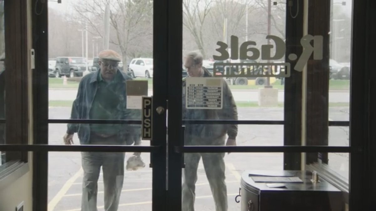 ahead of tonight's finale, just wanted to share this easter egg from S3E1: while we were writing this season, both Joe &amp; I were crushed to hear of our friend Riley's passing. "R. Gale furniture" is a small tribute to him. Maybe now more stores will be named after thrash vocalists