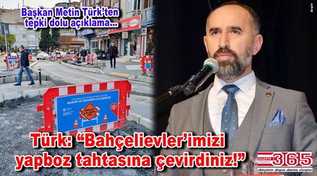 365gazete's tweet photo. Yeniden Refah Partisi Bahçelievler'den tepki: "Bu israfı, bu zararı kim ödeyecek?" https://t.co/NhSKwtrSRA #istanbul #ibb #proje #calisma #trafikduzenleme #metinturk #tepki https://t.co/DxCoCiX6Bn