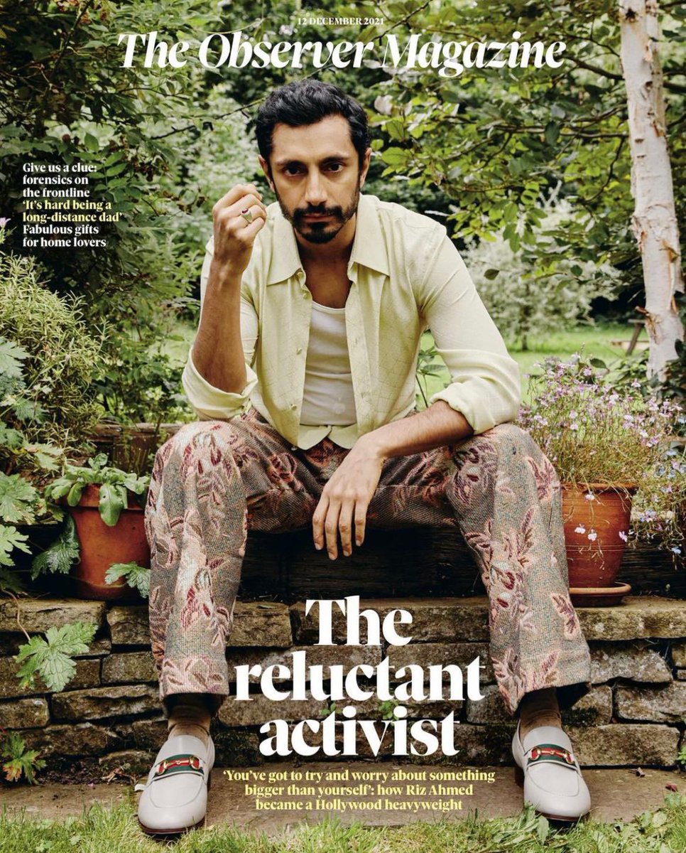 Some interviews you do just for the trousers. Thanks @observeruk + znali: theguardian.com/culture/2021/d…. 

#Encounter is on <a href="/PrimeVideo/">Prime Video</a> now. 

———

Stylist: <a href="/julieragolia/">Julie Ragolia</a> 
Photos: @dannykasirye
Words: Tim Lewis
Groomer: Tara Hickman