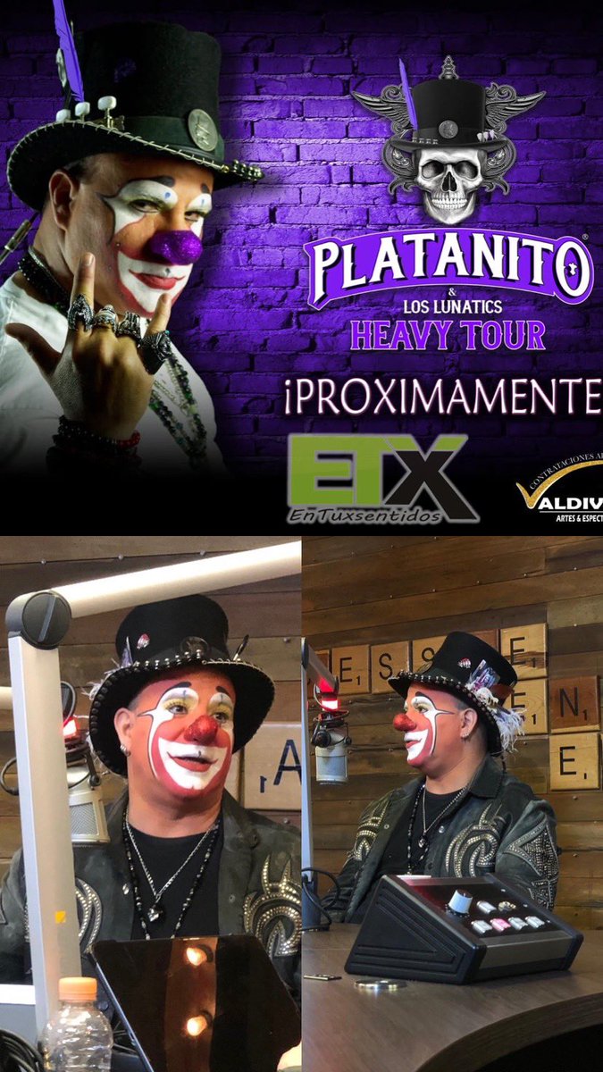 Después de la cancelación de la gira “Platanito  HEAVY TOUR” el pasado 28 de marzo debido a las medidas sanitarias, la empresa de espectáculos VALDIVIEZO confirma su regreso este próximo mes de febrero del 2021 

El costo y lugar del show está por confirmarse. 

<a href="/PlatanitoShowMx/">PlatanitoShowOficial</a>
