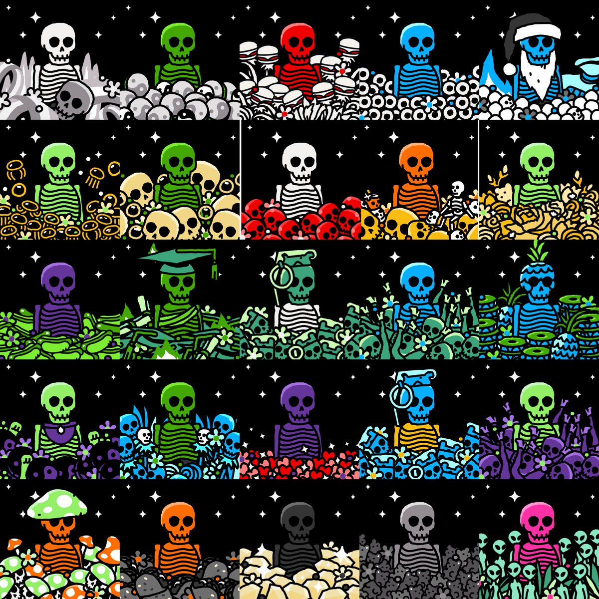nahfungiblebone's tweet photo. Sales picked up over the last 24hrs, check out the recently sold bones' pfp versions below!

With just under 50% unique holders, there is still a bone to suit everyone.

Check out all the different versions here:  https://t.co/81ziGNLZaK https://t.co/1LEEg5iaYP