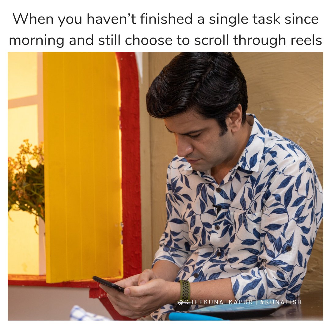 ChefKunalKapur's tweet photo. It's not Sunday unless you completely waste it and then feel really bad at night because you haven't completed one task 🥲
#Kunalish #KunalKapur #ChefKunal #memeoftheday #MemeLife #memesdaily #funnymemes #sundayisover #weekendtime #sunday #mondayblues #SundayFeels https://t.co/YCoMpcp9y2
