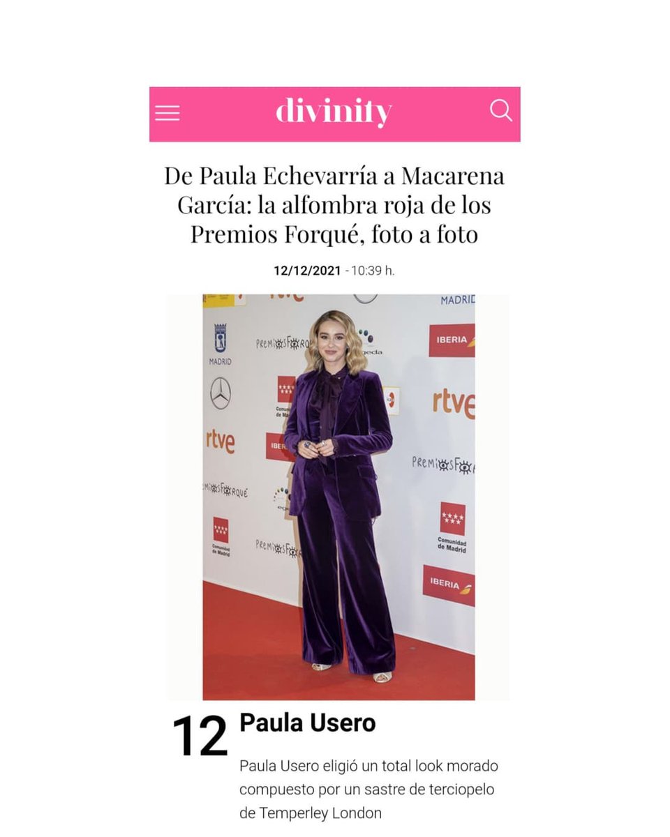 infopaulausero's tweet photo. #PaulaUsero #premiosforque #27Forqué #27Forque https://t.co/aVbjQXdalh