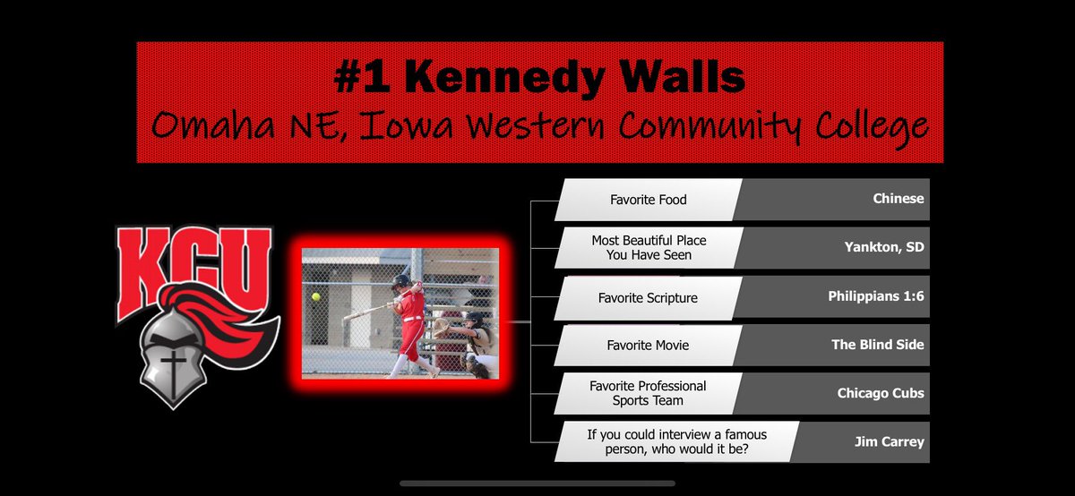 GoKnightsSB's tweet photo. Meet the Knights: #1 Kennedy Walls https://t.co/Niwdfr3pUJ