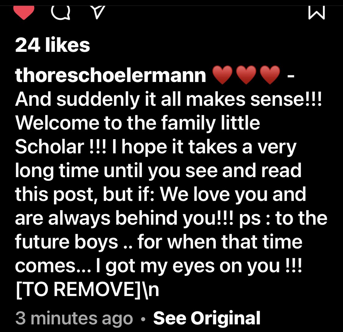 lightsofmyworld's tweet photo. Congratulations to #thoreschölermann and #janaschölermann in the birth of their little one. #chrolli I love them so much !! #keepersofmyheart❤️ #lightsofmyworld🌏 https://t.co/l32AaasIrN