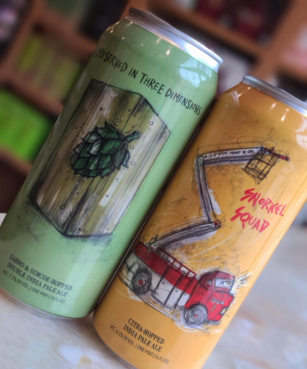 rwbMentor's tweet photo. 🔊 Welcome @HopButcher to RWB
🍺 Preserved in Three Dimensions - sabro & simcoe-hopped dipa
🍺 Snorkel Squad - citra-hopped ipa
#rwbmentor #beerstore #hopbutcher #hopbutcherbeer #hopbutcherbrewing #hoppybeer #hoppylife #hoppybeerhoppylife https://t.co/IxBxdtmmVv