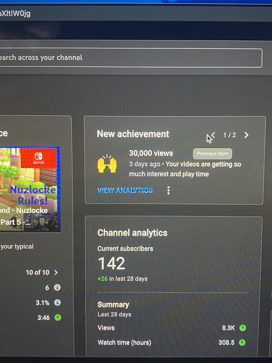 AdamSpeaks71's tweet photo. One step at a time. 30K Views!!!
#smallyoutuber #SmallYouTuberArmy #30KViews #HM04Gaming https://t.co/7Dqy6vcoIE