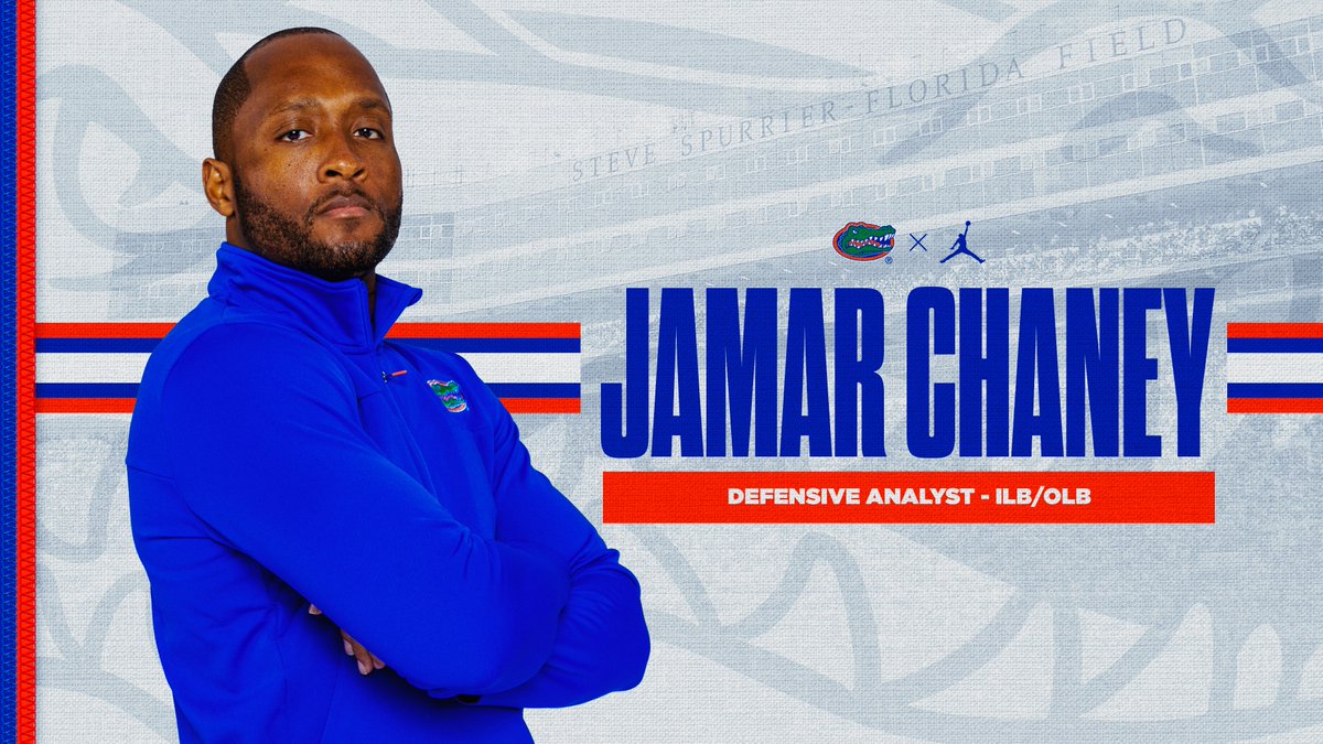 Welcome back to the The Swamp <a href="/Jamar51Chaney/">Jamar Chaney</a>! #GoGators 

➡️:floridagators.com/news/2021/12/1…