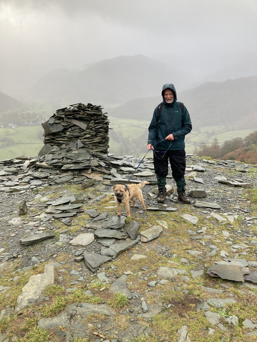 RT @SirRasmus: I climbed my first Wainwright today now dreaming by the log fire #BTPosse https://t.co/h6TsyIfZx7