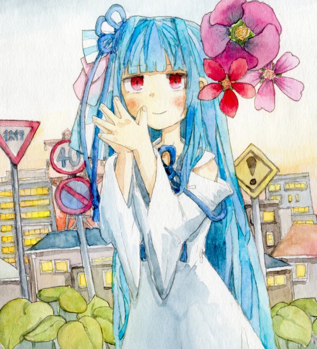 夕方 