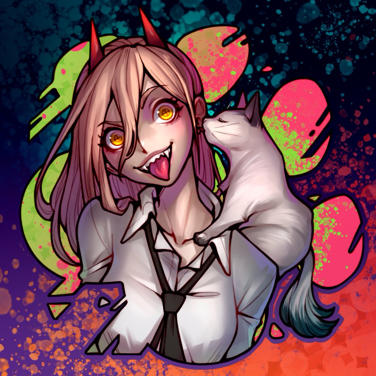 modathan's tweet photo. ARTTROBER #7: Power Chainsaw man
Speed paint: https://t.co/INxXszTOoM
#anime #Manga #chainsawman #Cat #catpaw #NFT #speedpaint #fanart #powerchainsaw https://t.co/fcBtpTpyqV