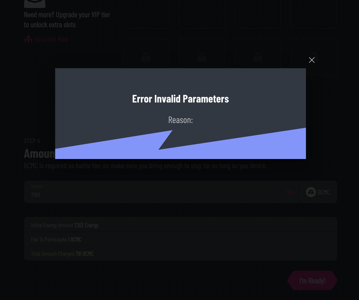 cryptoChecker1's tweet photo. @bcmhunt  I can't enter. Reason ?? https://t.co/SDMTxGMc2I