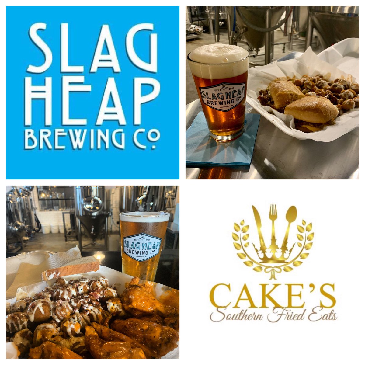Yummy Sunday at Slag Heap! Cake's Southern Fried Eats