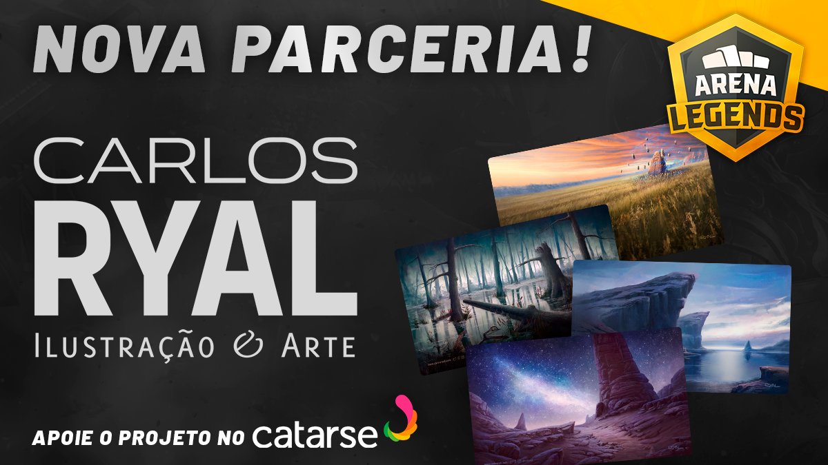 ArenaLegendsBR's tweet photo. Que tal um playmat EXCLUSIVO e com arte ORIGINAL?
O @carlosryal, criou 4 artes INCRÍVEIS para você adquirir um novo playmat ou mesmo pegar 1 de cada arte na promoção e presentear alguém no Natal! 

Mas corra, pois é por TEMPO LIMITADO: 
https://t.co/PdqiGCuOcK https://t.co/OrzaDXA00U
