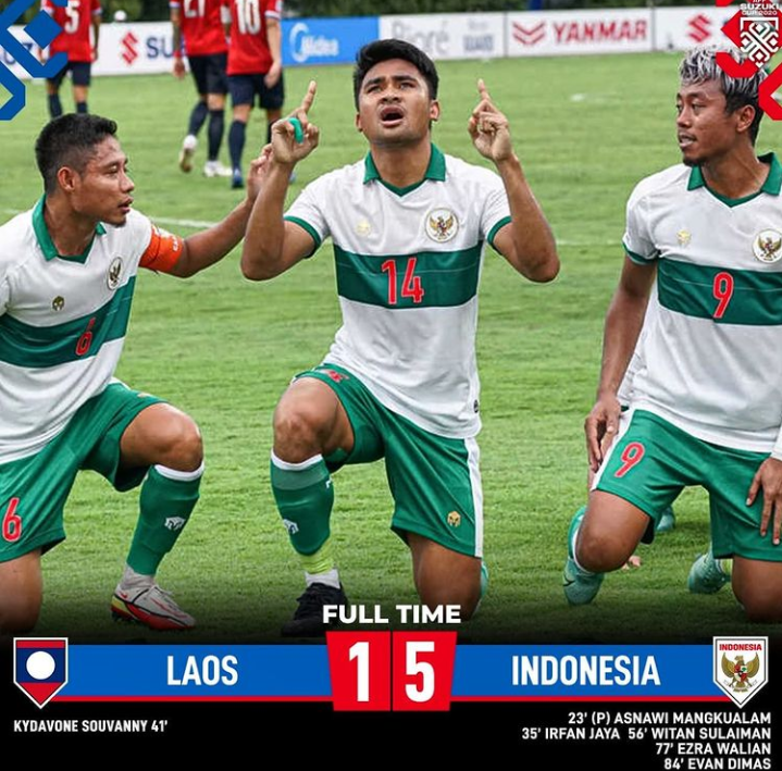 LilikAnindya's tweet photo. Perjalanan mulus Timnas di Piala AFF 2020. Menang dari 2 laga, tetapi laga penentuan sesungguhnya melawan Viet dan Malaya. Tunjukkan semangat juangmu Garuda! #AFFSuzukiCup #Indonesia #football #Garuda https://t.co/lV1eqH1xz2