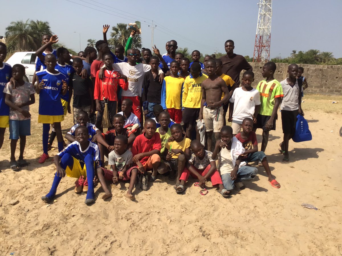 ConTreasurer's tweet photo. Thank you Chris , Concord Gambia won 4-1 today and looked very impressive in your old kit. Thankyou from all the boys from Jack &amp; Eve in Gambia https://t.co/6zDP85fmXP
