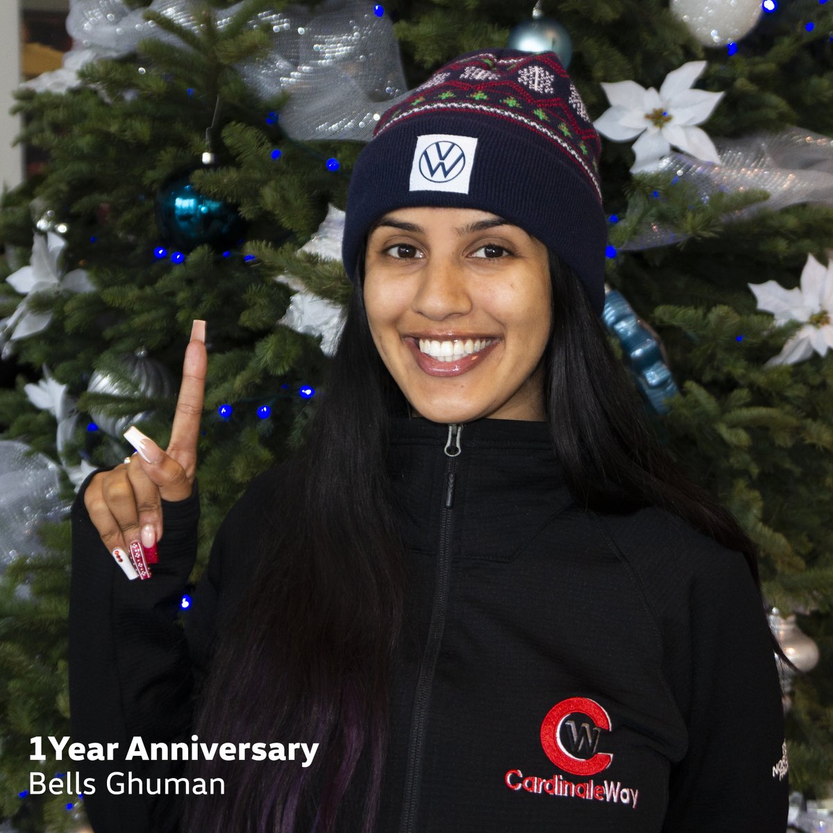 We've been fortunate to have such a bright star on our team. Thanks for all your hard work, Bells!
#anniversary
#cardinaleway
#Volkswagen