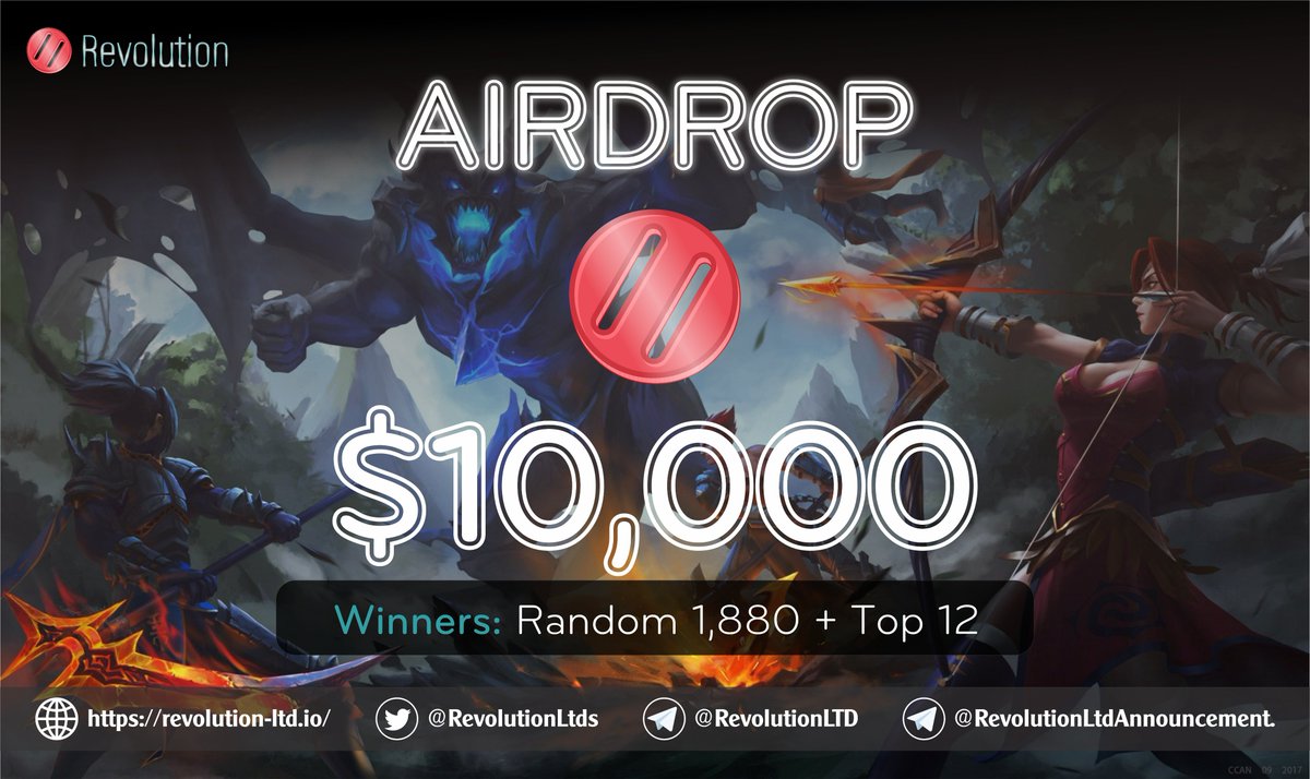 🔥 #REV #Airdrop Is LIVE !!!! 🔥

🔗 Airdrop Link: t.me/REV_AirdropBot

💸 Total Reward: $10,000~REV tokens
🏆 Winners: 1,880 Random, $5~REV tokens
🏆 Top 12 referrals: Share of $600~REV tokens
🧨 Airdrop End: Dec 25th, 2021
💰 Distribution: Within 7 days after TGE